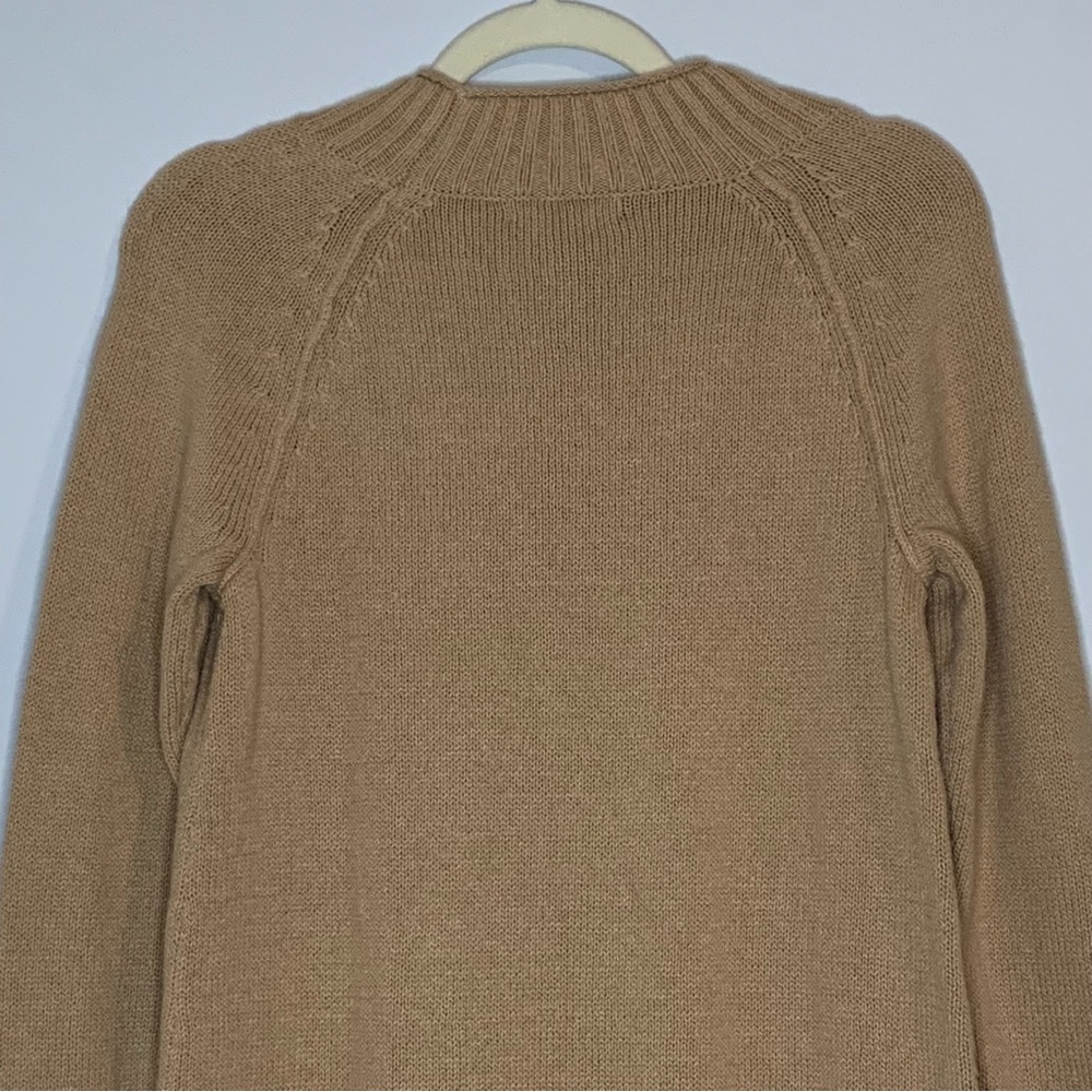 Banana Republic Camel Long Sleeve Petite Knit Dress NWT - Picture 4 of 12